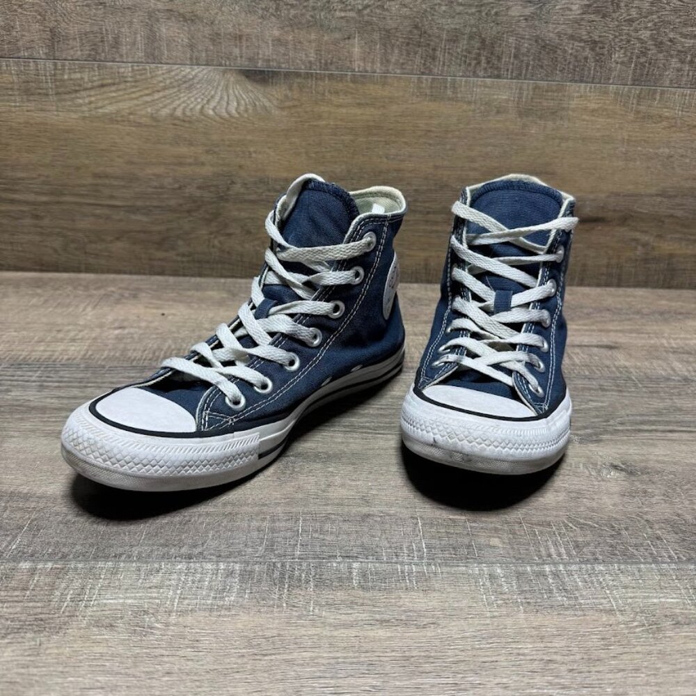 Converse Chuck Taylor Blue Canvas High Top Sneakers Women's Size 7